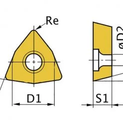 Optimum Tour 713441759 WCMT050308 Plaque De Découpe Externe